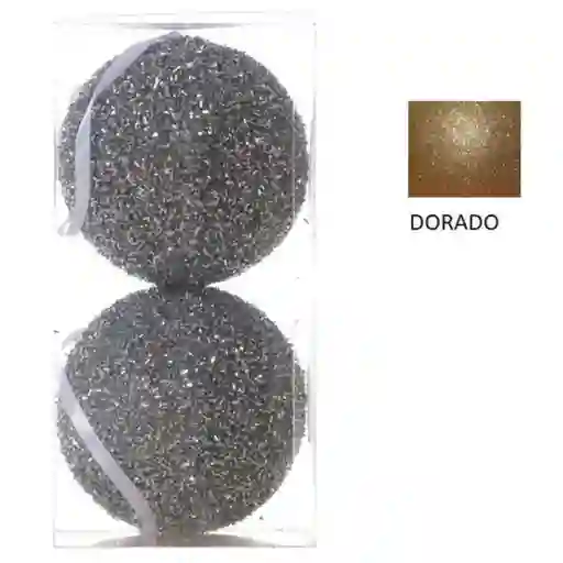 Set Bolas Dorado Pvc 12 cm 831-Mx2467-24262B Finlandek