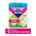 Nosotras Toallas Natural Invisible + Pañitos Húmedos