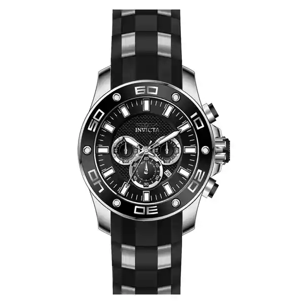 Invicta Reloj Hombre Negro y Plata 26084