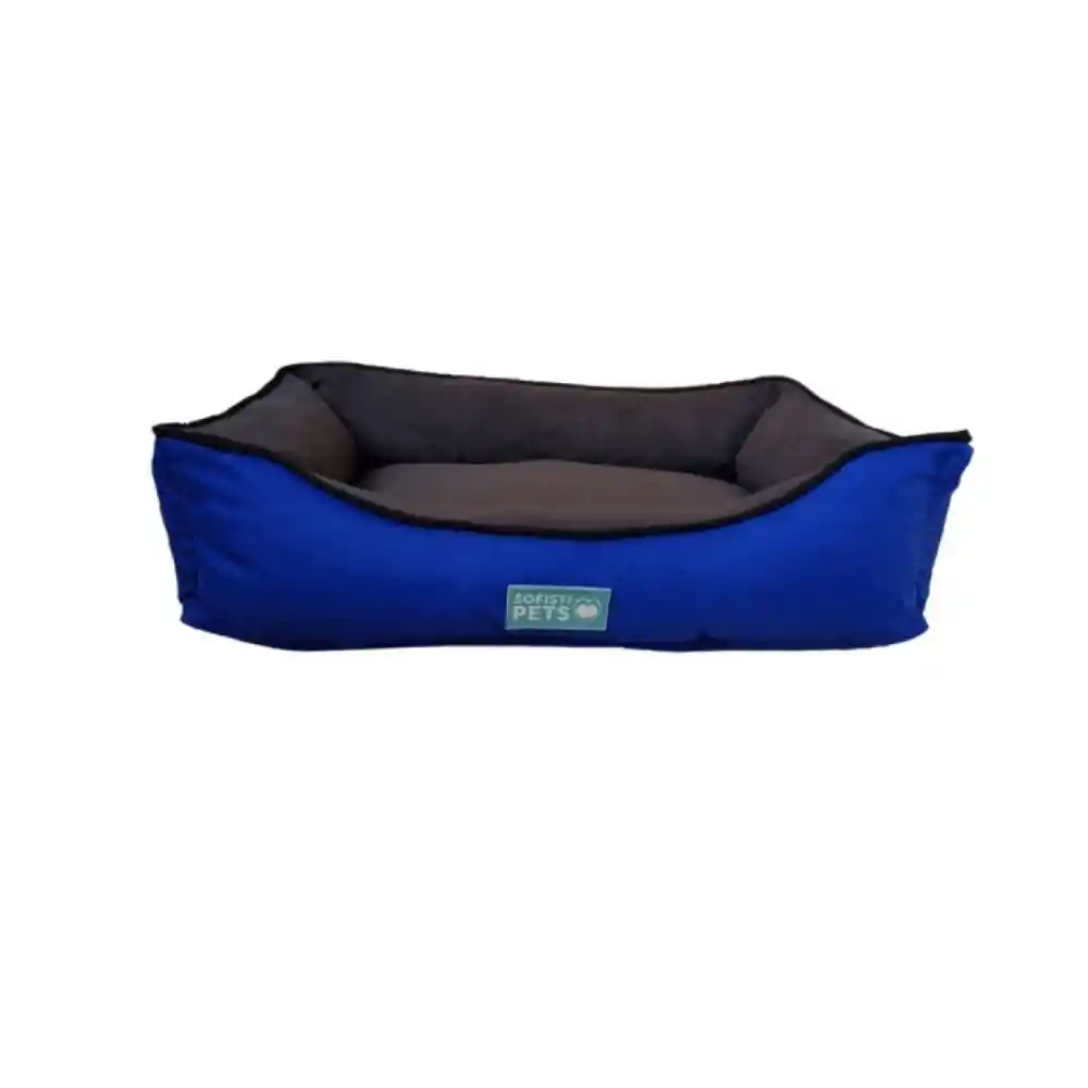 Sofistipets Cama Para Perro Doble Faz Azul Rey Mediana