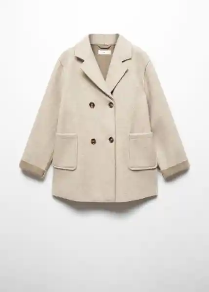 Abrigo Carla Beige Talla 12 Niña Mango