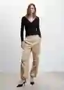 Pantalón Parachut Arena Talla XS Mujer Mango