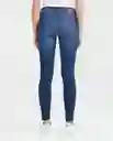 Jean Low Rise Rusty Mujer Azul Clásico 4 Chevignon