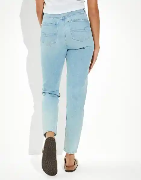 American Eagle Jean Mom Redesign Azul Lavado Talla 10 Regular