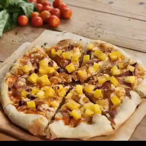 Pizza Hawaiana los Zipas