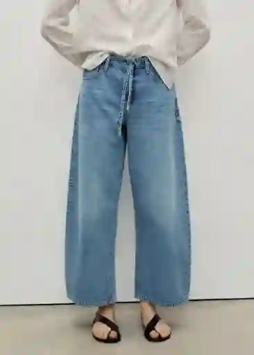 Jean Kika Tejano Medio Talla 36 Mujer Mango