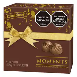 Estuche Moments Chocolate Premium Mediano 90 g