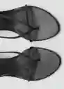 Sandalias Sora Negro Talla 37 Mujer Mango