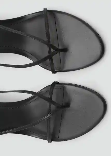 Sandalias Sora Negro Talla 37 Mujer Mango