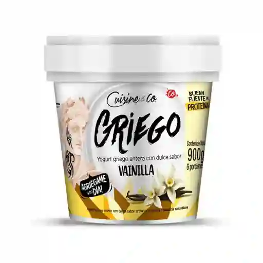 Yogurt Griego Entero Vainilla Cuisine & Co