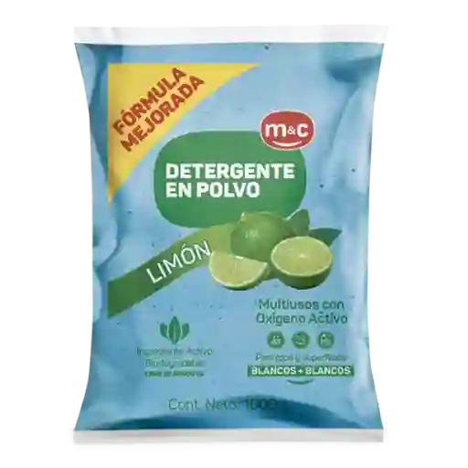 M&C Detergente Polvo Multiusos Limón