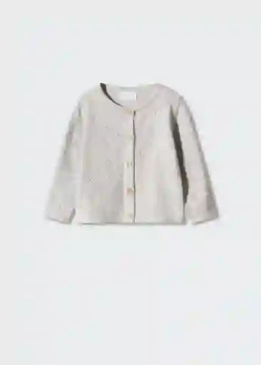 Chaqueta Cárdigan Nila5 Gris Talla 71 Niña Mango