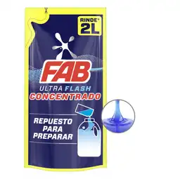 Fab Detergente Líquido Ultra Concentrado Repuesto