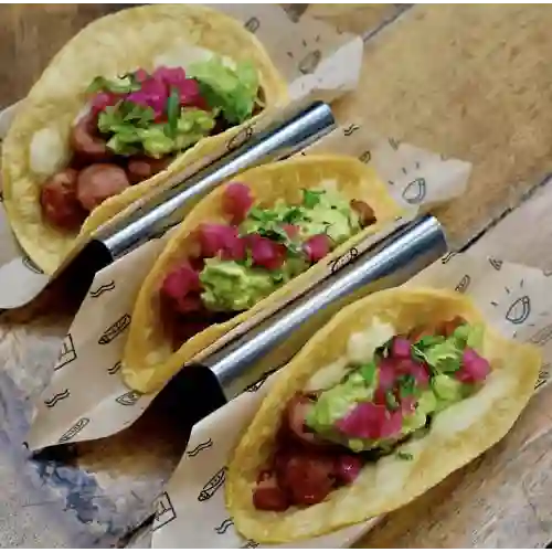 Taco de Chorizo X3