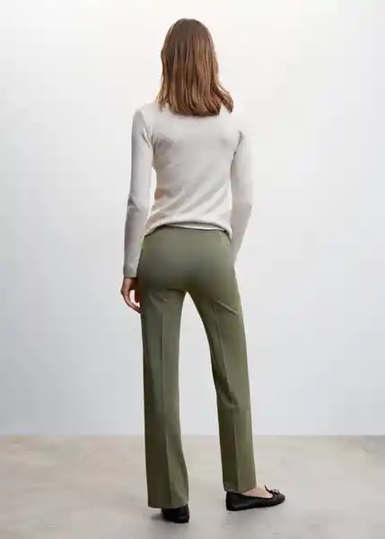 Pantalón Avaya Khaki Talla XS Mujer Mango