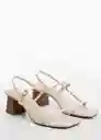 Sandalias Vica Beige Talla 38 Mujer Mango