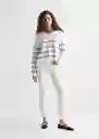 Jean Skinny Off White Talla 19 Teen Niñas Mango