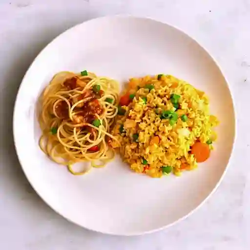 Arroz Chino Especial más Spaghetti