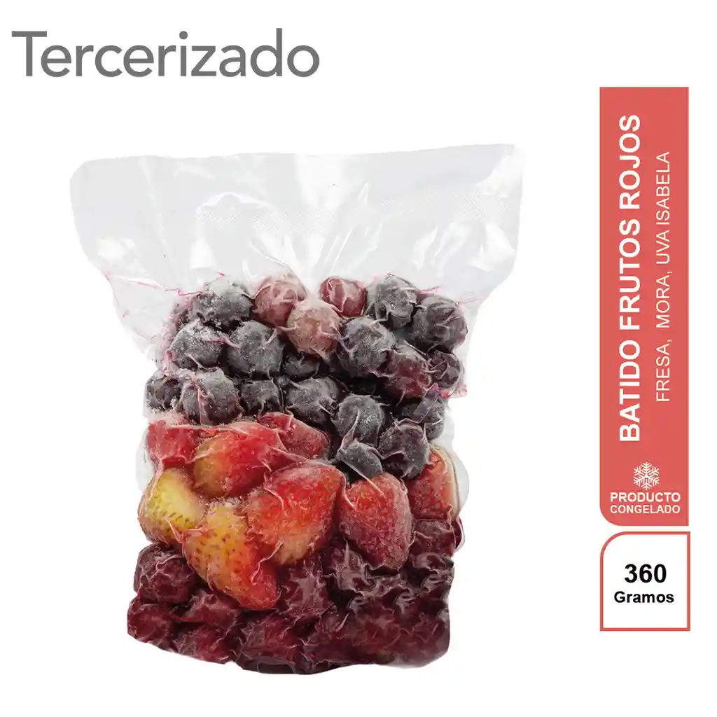 Selvati Frutos Rojos (fresa, Mora, Uva Isabela) Selvati 360 Gr Unidad