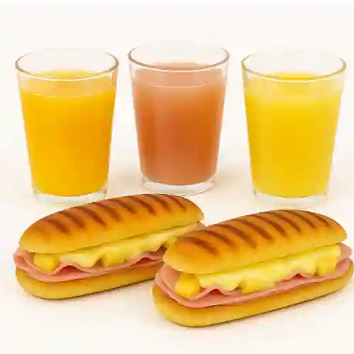 Combo Sandwich Hawaiano para 3