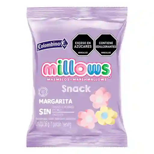 Millows Masmelos Snack Sabor a Vainilla