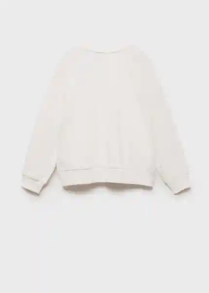 Buzo Sudadera Cute Off White Talla 12 Niñas Mango