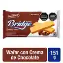 Bridge Galletas Wafer Doble Crema Sabor a Chocolate