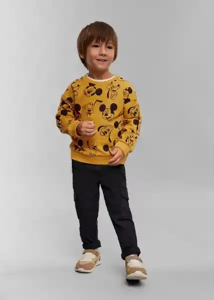 Sudadera Mamigos Mostaza Talla 72 Niños Mango