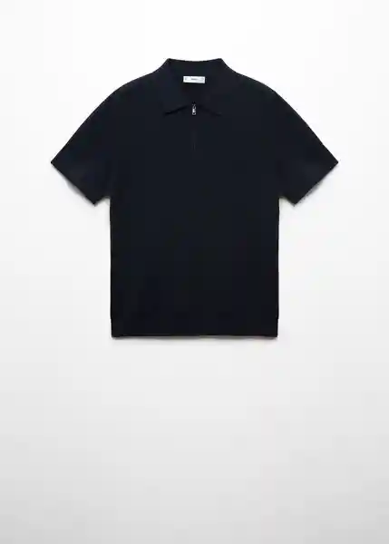 Camiseta Polo Canario Navy Talla XL Hombre Mango