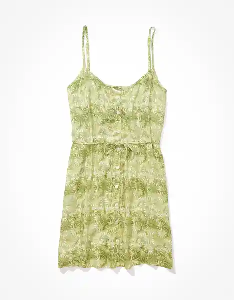 Vestido Mujer Verde Talla X-SMALL 400381940238 American Eagle