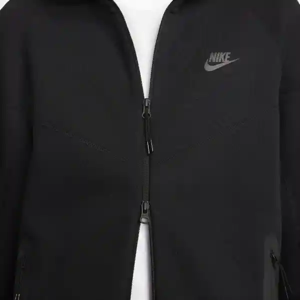 Nike Buzo Hoodie M Tch Flc Fz Wr Negro T.M Ref: FB7921-010