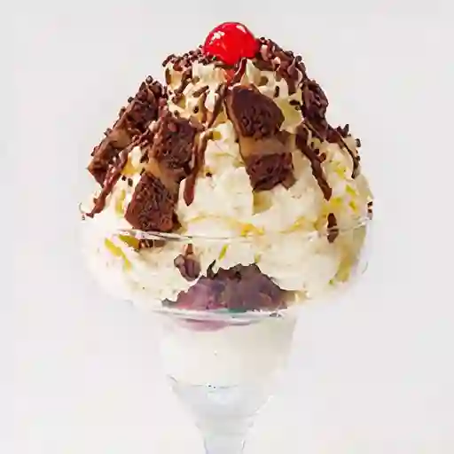 Copa de brownie