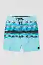 ONeill Short de Baño Hyperfreak Heist Print Am Aquamarine T. 38