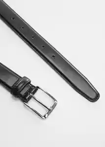 Cinturón Básico Negro Talla 90 Hombre Mango