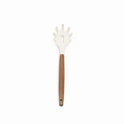 Cucharón Pasta Silicona Acacia Blanco Ambiente Gourmet