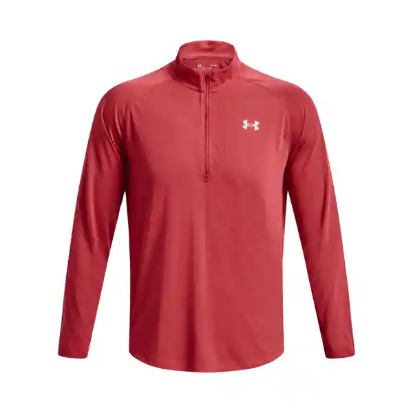 Under Armour Buzo Streaker Half Zip Hombre Rojo Talla LG