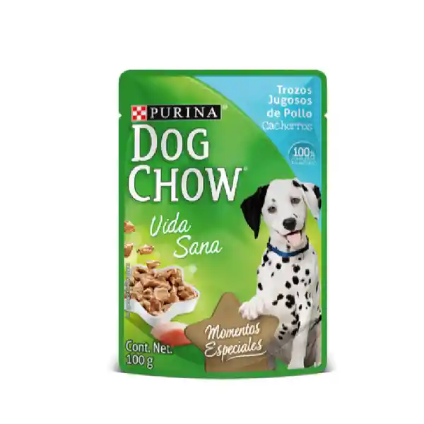 Dog Chow Alimento Para Perro Pouch Cachorro Pollo 100 g