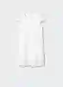 Vestido Libra Offwhite Talla 14 Niñas Mango