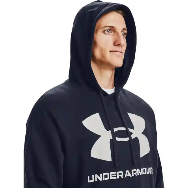 Under Armour Camiseta Hoodie Rival Azul T. SM Ref: 1357093-410