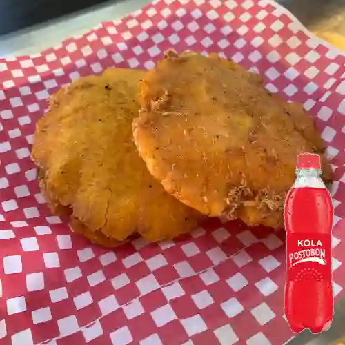 Combo Arepa con Huevo + Kola Postobón 400 ml