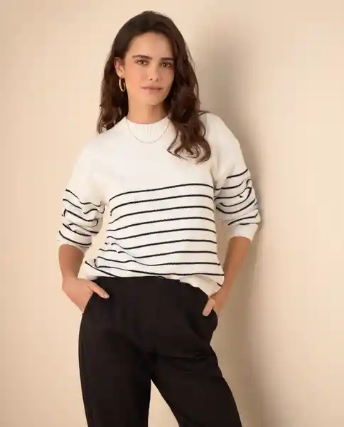 Suéter Tejido Crudo Novia Claro Talla L 661G200 Esprit