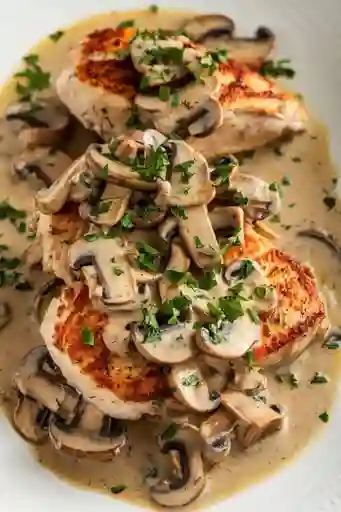 Pechuga con Champiñones 250 Grs