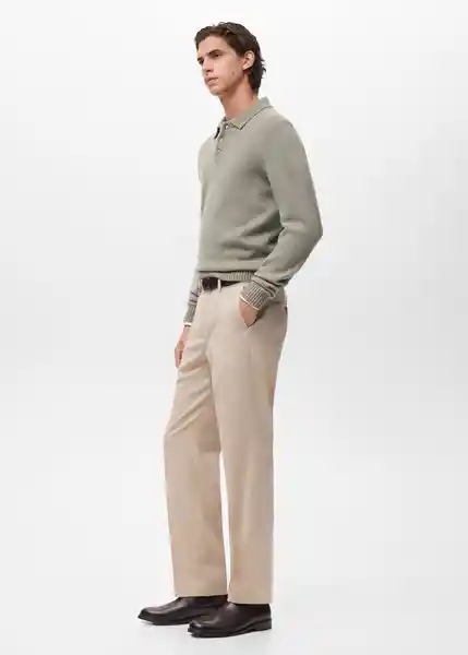 Polo Lotuss Verde Pastel Talla S Hombre Mango