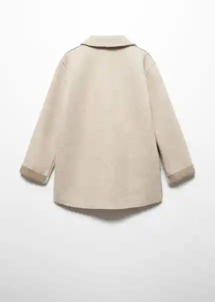 Abrigo Carla Beige Talla 12 Niña Mango