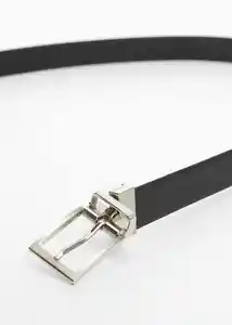 Cinturón Emili5 Negro Talla 91 Hombre Mango