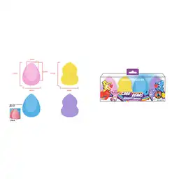 Set de Esponjas de Maquillaje Care Bears Colección Miniso