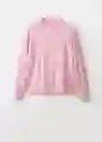 Jersey Adrian Rosa Talla S Mujer Mango