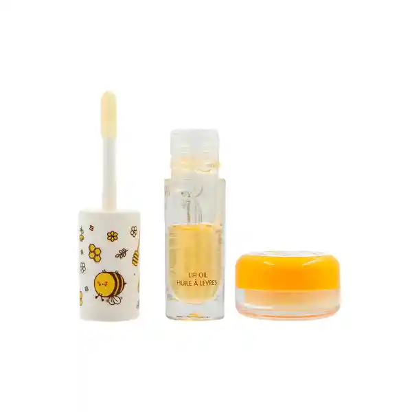 Set Hidratante y Mascarilla Para Labios Miniso