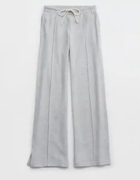 Pantalón Aerie Mujer Gris Talla MEDIUM American Eagle