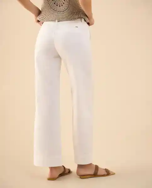 Pantalón Blanco 0 Claro Talla 12 432G006 Esprit